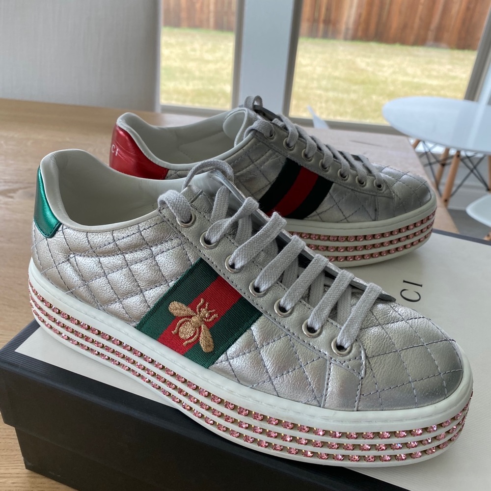 Limited edition Gucci ace sneakers - Picture 2 of 11